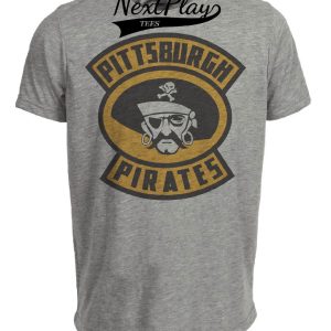 Pittsburgh Pirates Retro Hockey 1929 Artwork Heather Gray Sublimated T-Shirt