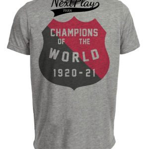 Ottawa Senators Retro Hockey Champions 1920 Artwork Heather Gray Sublimated T-Shirt