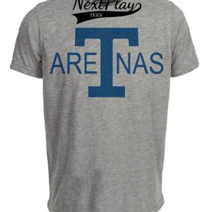Toronto Arenas Retro Hockey 1918 Artwork Heather Gray Sublimated T-Shirt
