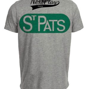 Toronto St. Patricks Pats Retro Hockey 1922 Artwork Heather Gray Sublimated T-Shirt