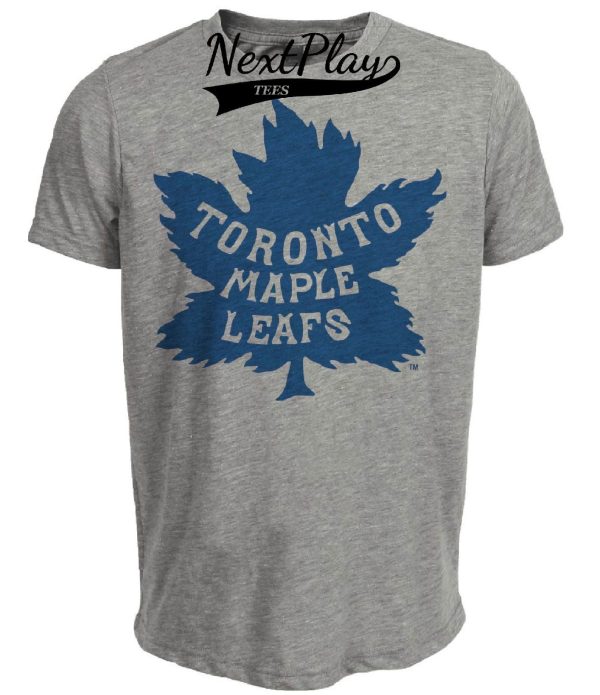 Toronto Maple Leafs Retro Hockey 1928 Artwork Heather Gray Sublimated T-Shirt