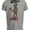 Chicago Bulls Retro Michael Air Jordan Rookie Year Basketball 1986 Artwork Heather Gray Sublimated T-Shirt