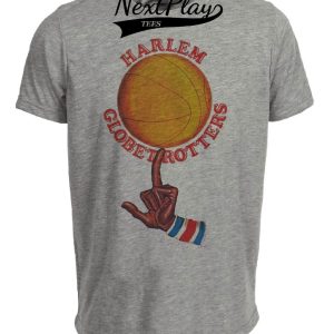New York Harlem Globetrotters Retro Basketball 1975 Artwork Heather Gray Sublimated T-Shirt