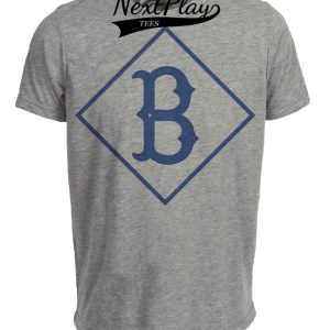 Brooklyn Dodgers Retro Baseball 1912 Artwork Heather Gray Sublimated T-Shirt