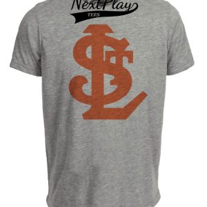St. Louis Browns Retro Baseball 1916 Artwork Heather Gray Sublimated T-Shirt
