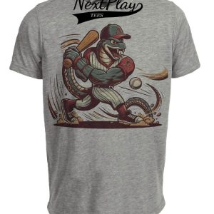 Arizona Diamondbacks Retro Mascot Baseball Artwork Heather Gray Sublimated T-Shirt