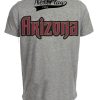Arizona Diamondbacks Retro Jersey Lettering Baseball Artwork Heather Gray Sublimated T-Shirt