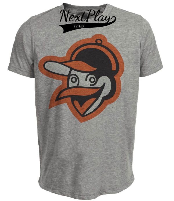 Baltimore Orioles Retro Baseball 1963 Artwork Heather Gray Sublimated T-Shirt