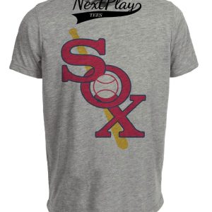 Chicago White Sox Retro Baseball 1932 Artwork Heather Gray Sublimated T-Shirt