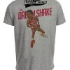 Houston Rockets Retro Hakeem The Dream Shake Olajuwon Basketball 1985 Artwork Heather Gray Sublimated T-Shirt