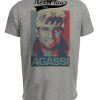 Tennis Retro Andre Agassi 1987 Artwork Heather Gray Sublimated T-Shirt
