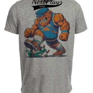 New York Knicks vs. Boston Celtics Retro Rivalry Basketball 1981 Artwork Heather Gray Sublimated T-Shirt