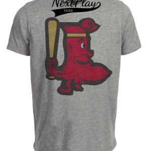 Boston Red Sox Retro Baseball 1948 Artwork Heather Gray Sublimated T-Shirt