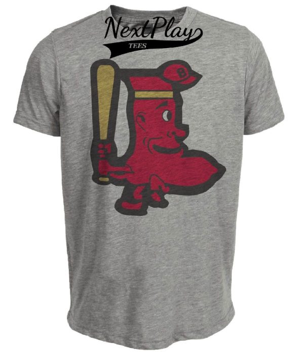 Boston Red Sox Retro Baseball 1948 Artwork Heather Gray Sublimated T-Shirt