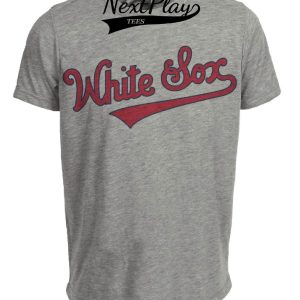 Chicago White Sox Retro Jersey Lettering Baseball 1942 Artwork Heather Gray Sublimated T-Shirt