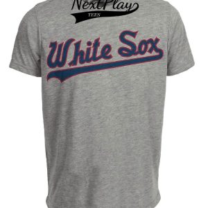 Chicago White Sox Retro Jersey Lettering Baseball 1987 Artwork Heather Gray Sublimated T-Shirt