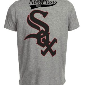 Chicago White Sox Retro Jersey Lettering Baseball 1952 Artwork Heather Gray Sublimated T-Shirt