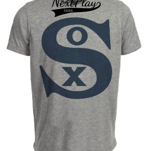 Chicago White Sox Retro Baseball 1919 Artwork Heather Gray Sublimated T-Shirt
