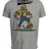 Pittsburgh Steelers vs. Cincinnati Bengals Retro Rivalry Football Mascot 1987 Artwork Heather Gray Sublimated T-Shirt