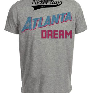 Atlanta Dream Retro Basketball 1999 Artwork Heather Gray Sublimated T-Shirt