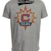 Connecticut Sun Retro Logo Basketball 2005 Artwork Heather Gray Sublimated T-Shirt