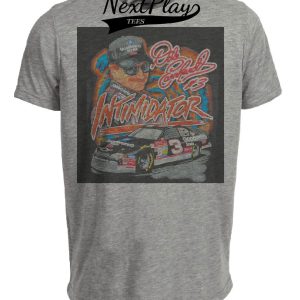 Dale Earnhardt Retro Racing Intimidator 1988 Artwork Heather Gray Sublimated T-Shirt