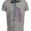 Philadelphia 76ers Retro Allen Iverson All-Star Basketball 1998 Artwork Heather Gray Sublimated T-Shirt