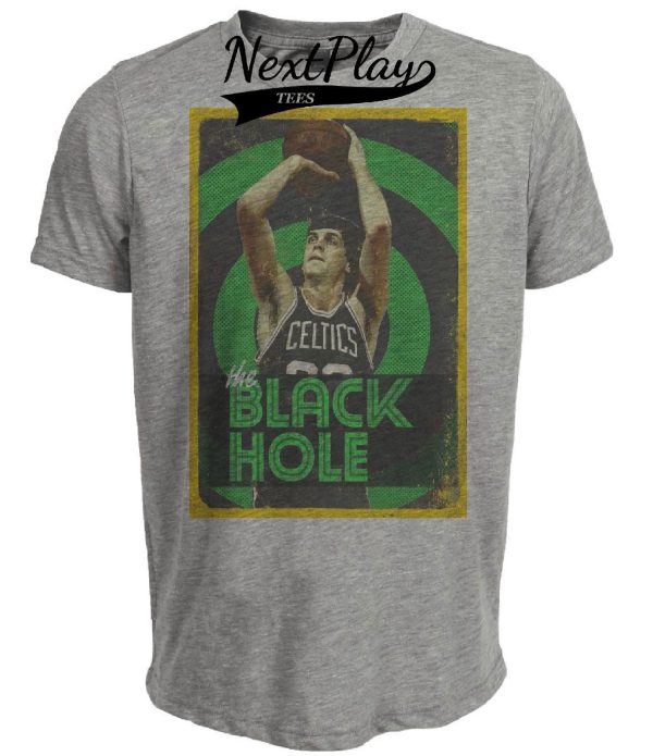 Boston Celtics Retro Kevin McHale Basketball 1985 Artwork Heather Gray Sublimated T-Shirt