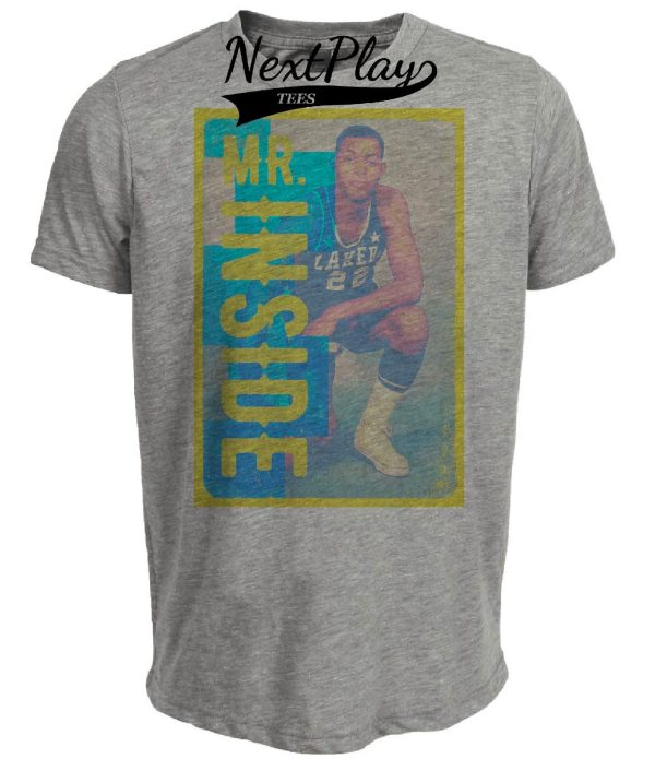 Los Angeles Lakers Retro Elgin Baylor Basketball 1959 Artwork Heather Gray Sublimated T-Shirt