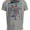 Dallas Mavericks Retro Luka Doncic Basketball Artwork Heather Gray Sublimated T-Shirt