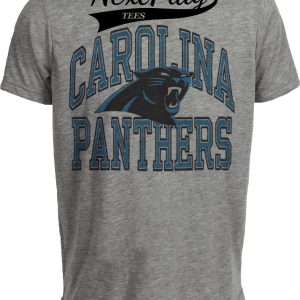 Carolina Panthers Retro Football 1999 Artwork Heather Gray Sublimated T-Shirt