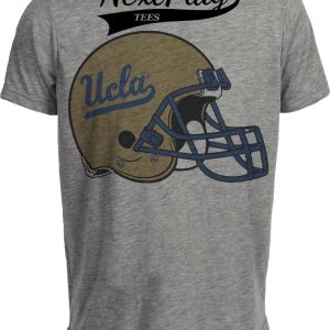 UCLA Bruins Retro Football Helmet 1996 Artwork Heather Gray Sublimated T-Shirt