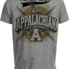 Appalachian State University Yosef Exclusive Retro Team Artwork Heather Gray Sublimated T-Shirt