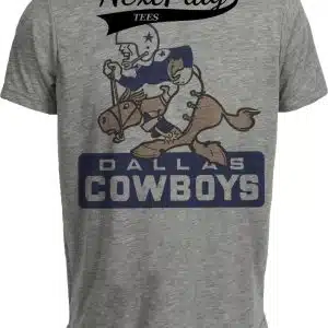 Dallas Cowboys Retro Football 1961 Artwork Heather Gray Sublimated T-Shirt