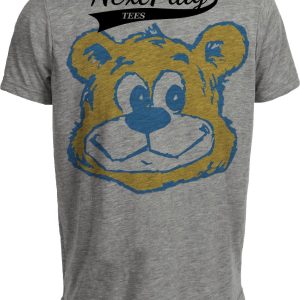 UCLA Bruins Retro Mascot 1965 Artwork Heather Gray Sublimated T-Shirt