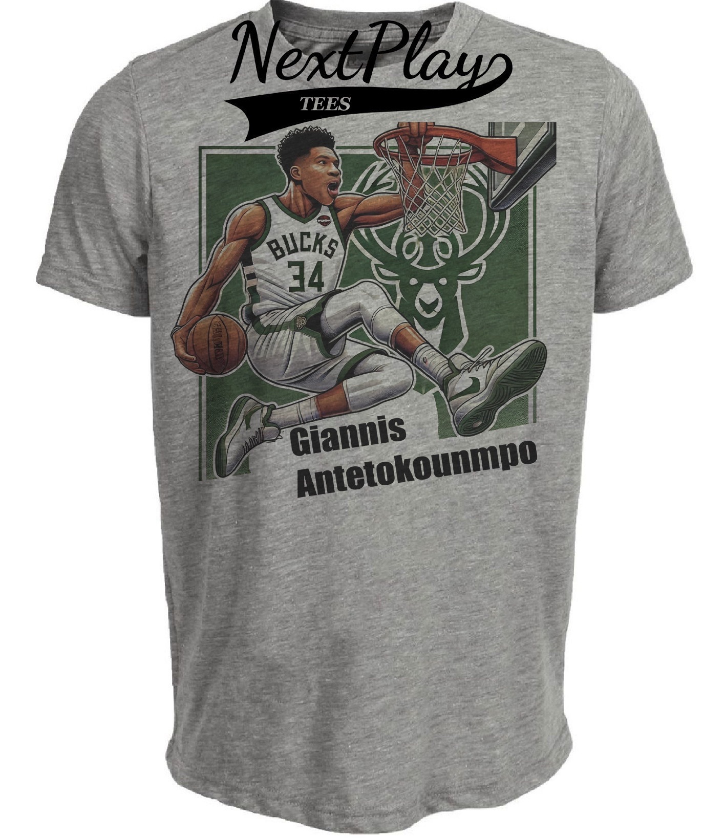 Basketball Jersey Bucks Giannis Antetokounmpo T Shirt Milwaukee
