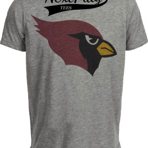 Arizona Cardinals Retro Football 1970 Artwork Heather Gray Sublimated T-Shirt