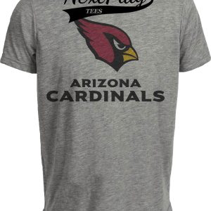 Arizona Cardinals Retro Football 1998 Artwork Heather Gray Sublimated T-Shirt