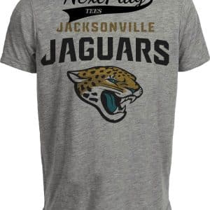 Jacksonville Jaguars Retro Football 1999 Artwork Heather Gray Sublimated T-Shirt