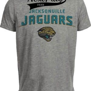 Jacksonville Jaguars Retro Football 1998 Artwork Heather Gray Sublimated T-Shirt