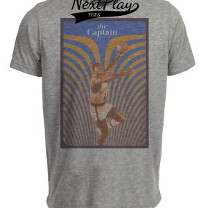 New York Knicks Willis Reed The Captain Exclusive Retro Basketball 1969 Artwork Heather Gray Sublimated T-Shirt