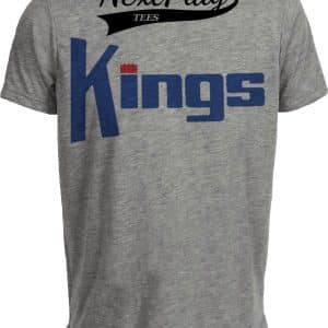 Sacramento Kansas City Omaha Kings Retro Basketball 1972 Artwork Heather Gray Sublimated T-Shirt