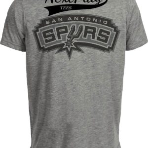San Antonio Spurs Retro Basketball 2002 Artwork Heather Gray Sublimated T-Shirt