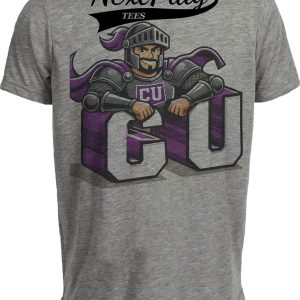 Capital Crusaders Exclusive Retro CU Artwork Heather Gray Sublimated T-Shirt