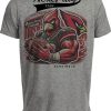 Arizona Cardinals Exclusive Retro Football Fierce Artwork Heather Gray Sublimated T-Shirt