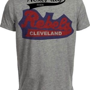 Cleveland Rebels Retro Basketball 1946 Artwork Heather Gray Sublimated T-Shirt