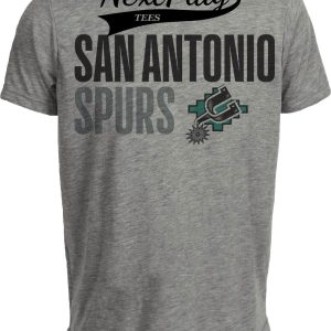 San Antonio Spurs Retro Basketball 1989 Artwork Heather Gray Sublimated T-Shirt