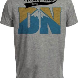 Denver Nuggets Retro Basketball 2005 Artwork Heather Gray Sublimated T-Shirt