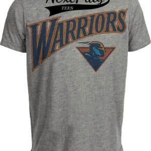 Golden State Warriors Retro Basketball 1999 Artwork Heather Gray Sublimated T-Shirt