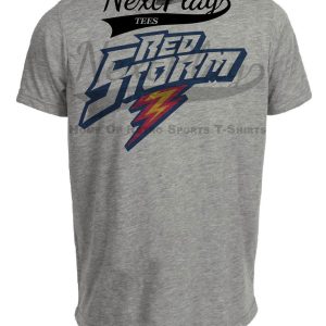 St. John’s Red Storm Retro Basketball 1996 Artwork Heather Gray Sublimated T-Shirt